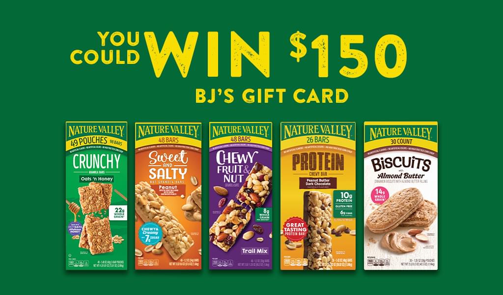 You could win a BJ’s Gift Card!